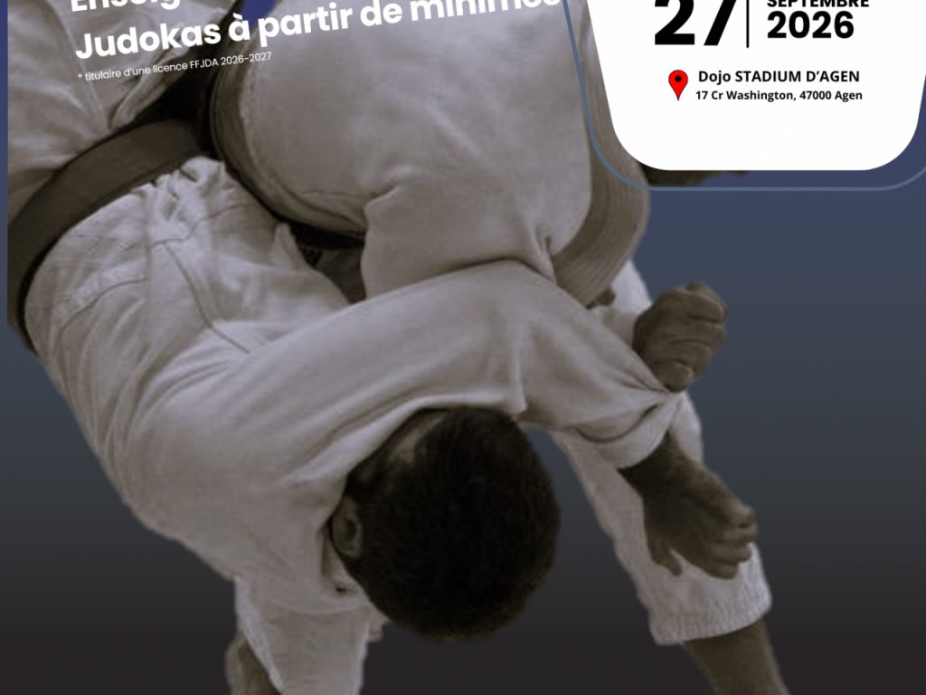 Image de l'actu 'Stage de Rentrée 2026'